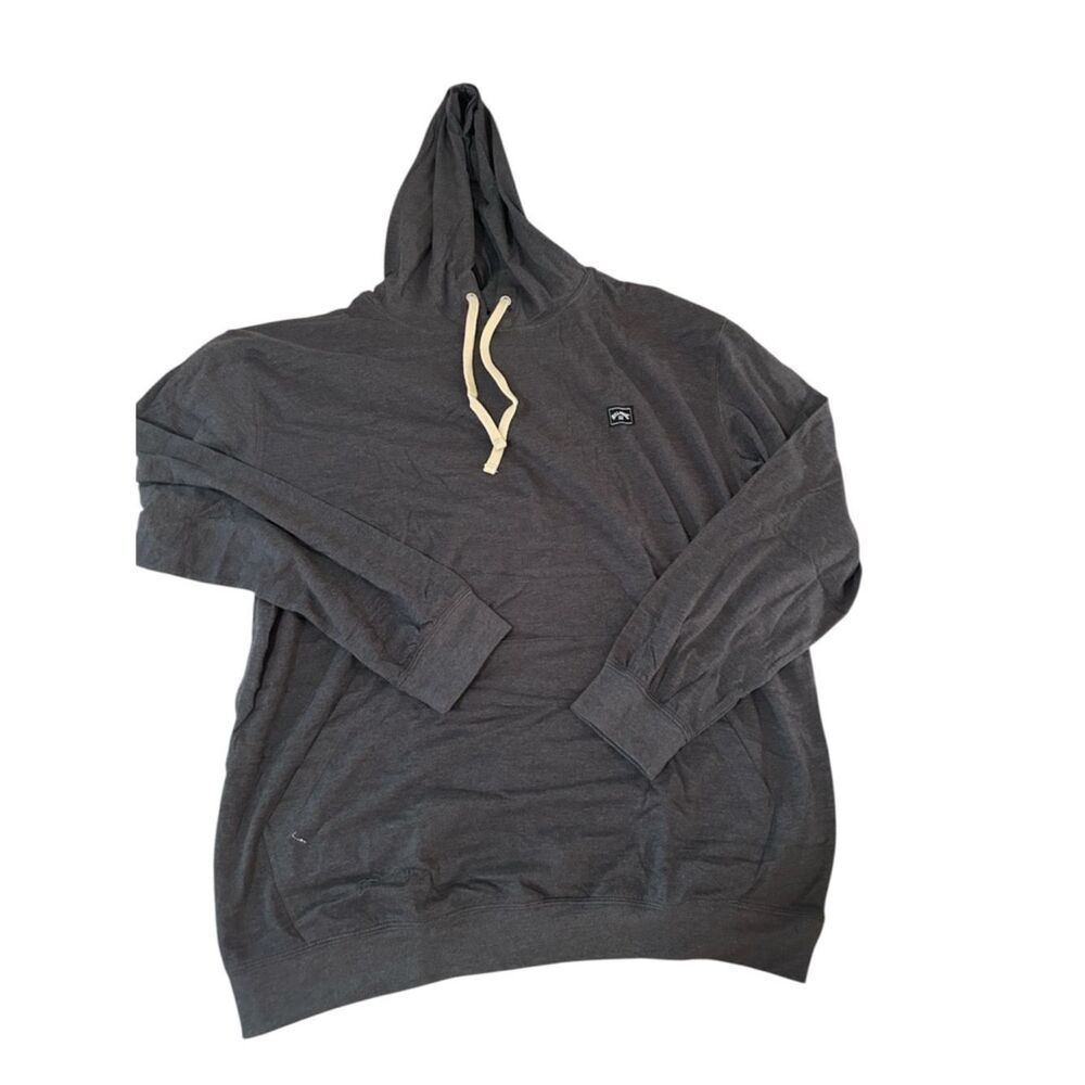 Billabong Men's Big & Tall Pullover Hoodie, Dark Grey, Size XLT, NWT